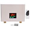 5500W Tankless Instant Electric Water Heater with Touch Panel Remote Control for Kitchen Bathroom