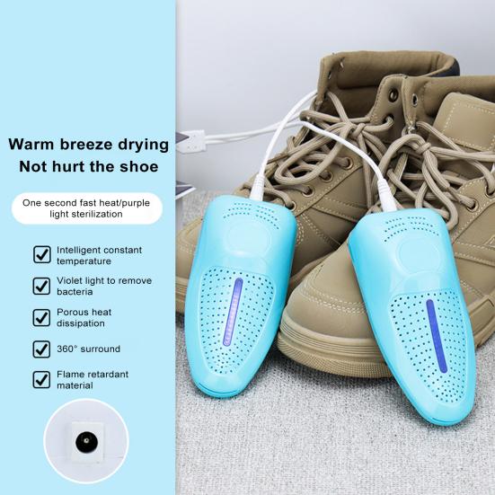 1 Pair Shoes Dryer Eliminate Odor Sanitize Shoes Quick Heat Dehumidification 360 Degree Drying Energy Saving Boot Dryer
