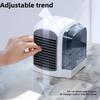 Cooling Fan Personal Air Conditioner with Water Tank 3 Speeds Strong Airflow Low Noise Desktop Air Cooler Fan Mist Maker