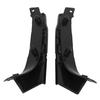 1 Pair Bumper Bracket 51117116667 Strong Strength Scratch Resistant Black Fit For X5 2004‑2006