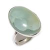 Natural Aquamarine Gemstone 925 Sterling Silver Jewelry Ring Size 7.5 V7v25