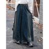Plus Size Women Spring Wide Leg Pants Vintage Jeans Denim Harem Basic Elastic High Waist Trousers Oversize Fashion New Pants