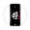 Case for Samsung Galaxy J7 2017 Edge La Casa De Papel El Profesor Mask Split