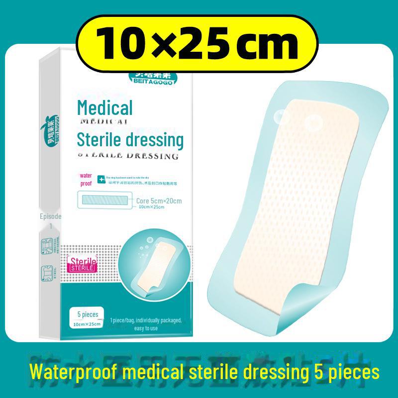 Large Waterproof Sterile Breathable Navel Patch - Worry-Free Band-Aid for Bathing & Swimming