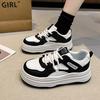 High-value Women's Spring New Versatile Ins Small Thick-soled Heightening Casual Sports Shoes