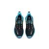 Anta Kids Capsule Shock Absorbing Wear Resistant Breathable Low Top Running Shoes Kids Running Shoes Black Blue 312225511-7