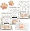 Cat Sweets Gift Cat Paw Gummy Individually Wrapped 8 Pieces X 3 Bags Set Yogurt Flavor Zipper Bag Domestic Manufactured Real Touch Paws Day Present