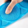Silicone Scrub Sponge - Powerful Exfoliator Unisex Long Back Scrubber Dead Skin Removal Bath Brush