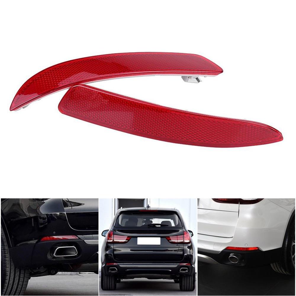 2 комплекта отражателей заднего бампера, стоп-сигналы, красные линзы для BMW X5 E70 2006-2013