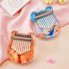 10 Keys Kalimba Acrylic Musical Professional Mini Keyboard Fingers Piano Gift