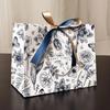 20Pcs Gift Bags Floral Paper Bags Packaging Bags with Ribbon Holiday Gift Giving Gift Bags Ladies Clothing Tote Bags