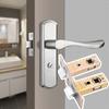 1Pc Tubular Mortice Privacy Lock Indoor Door Lock Cylinder DIY Door Latch Catch Bathroom Stainless Steel Toilet Lock Tongue