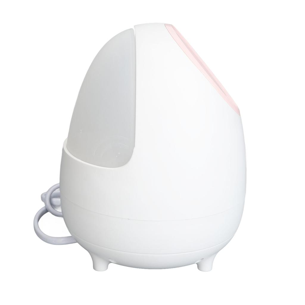 Hot Face Steaming Machine Moisturizing Skin Steaming Device with 180ml Water Tank White