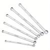 6PCS Extra Long Box End Wrench Set Metric Combination Durable Aviation Spanner CRV 8mm - 19mm