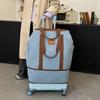 New Trolley Bag Detachable Universal Wheel Luggage Folding Storage Boarding Bag Expandable Suitcase Check-in Bag