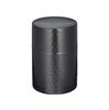 Pure Copper, Black Copper Finish, Hammered Tea Caddy, 150g, BC-106