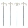 4Pcs Tent Stakes, Nails Portable Heavy Duty Canopy Stakes Ground Pegs for Outdoor