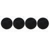 4PCS 65MM 2.6 Inch Wheel Center Caps Anti Falling Fastening 62.2mm ID Universal Hub Center Cover Black