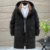 Plus Size 4XL-10XL Fashion Men's Long Parkas Winter Oversize Outerwears Hooded Casual Loose Thick Warm Winter Coat