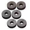 7Pcs Dual Wheel 0.5/1/2mm Linear Pitch Knurl Lathe Cutter Knurling Tool Kit Set