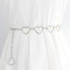 Women Fashion Classic Waist Chain Love Heart Hollow Girdle Hip Hop Style Waistband