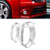 2Pcs Fog Light Lamp Bezel Cover Trim Rings For 2011-2017 Toyota Sienna SE Chrome
