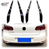 4X 2008 To 2013 For Volkswagen VW Golf 6 Mk 6 Rear Tail Light Lamp Eyelid Trim Cover Headlights Eyebrow Eyelids Trim By ABS