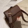 Vintage Shoulder Messenger Bag for Women PU Leather Small Square Fashion Crossbody Bag Handbag