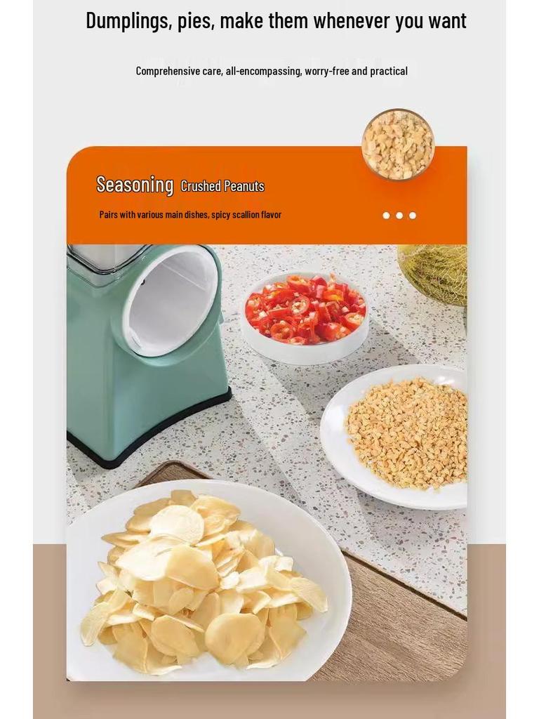 Storm Hand-Crank Vegetable Cutter: Julienne Slicer & Grater for Potatoes and Carrots