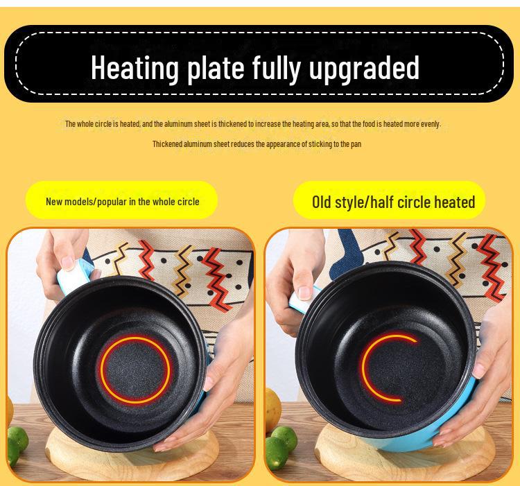 Mini Electric Cooker: Multifunctional Frying Pan & Hot Pot for Dorms and Homes