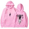 Jujutsu Kaisen Anime Hoodies Women Fushiguro Toji Print Hooded Sweatshirts Hip Hop Streetwear Gothic Pullover Hoodies & Sweatshirts Unisex