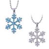 Children's Crystal Snowflake Pendant Necklace - Frozen-Themed Christmas Birthday Jewelry