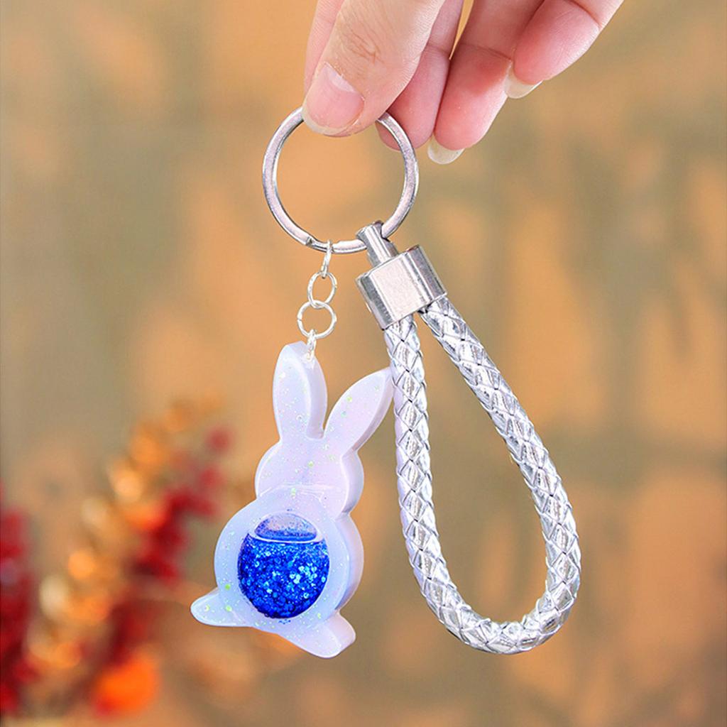 Mold for Handmade Crafts and Gifts Fun Animal Keychains Silicone Mold Effective Mold for Crafting Keyrings Ornament