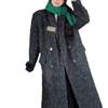Suit Coat Women's New Autumn and Winter Thickened Medium and Long Woolen Coat
