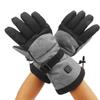 1 Pair Heated Gloves Battery Powered Waterproof Winter Heating Gloves with Reflective Strip for Outdoor Activities