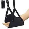 Portable Airplane Footrest Adjustable Strap, Travel with Lightweight Hammock Leg Rest Comfort Resting Hammock Office Footrest Strap
