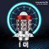 Motorcycle Headlight LED H4/H6 BA20D Hi/Low Dual Colors Headlight Projector Lens Bulb Motor Driving Lights DRL Scooter Front Lamp #469797