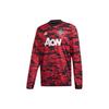 Manchester United Camouflage Football Training Sweatshirt Men Tops Red FR6031