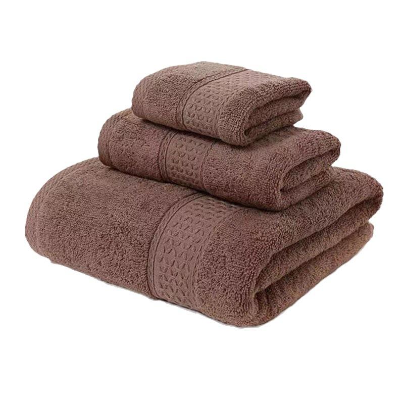 Long-staple Cotton Towel Bath Towel Square Towel Three Pieces Adult Towel Embroidery