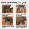 Super Fast Remover UV Hair Extension Tool Kit 30g UV Hair Glue Remover Replacement Accessories for Hair Styling Comb Invisible Hair Extensions