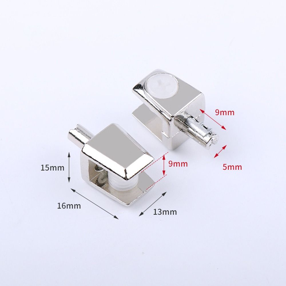 Thicken For 6-12mm Furniture Hardware Glass Clamp Panel Bracket Shelves Clips Shelf Holder Support