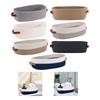 Cotton Rope Woven Basket Storage Basket Simple Toilet Basket with Handles for