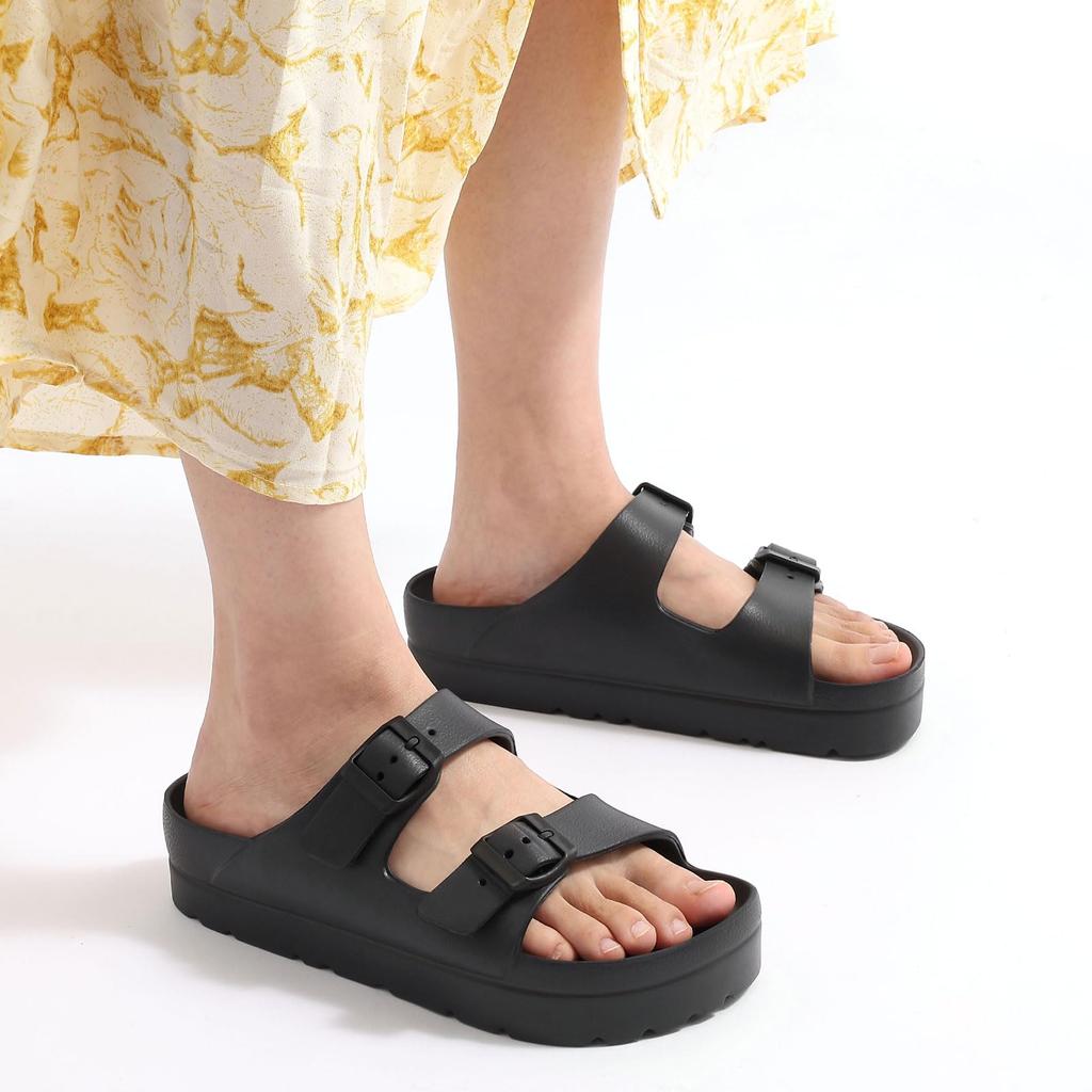 Fashion Shevalues 2025 New Platform Sandals For Women Outdoor Anti-slip EAV Beach Slippers Light Summer House Slides With Arch Support