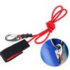 Elastic Paddle Leash Paddling Safety Leash Elastic String Boating Kayak Paddle Safety Rod Leash With Carabiner For Paddling