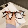 Computer Glasses Frame Women Men Anti Blue Light Round Eyewear Blocking Glasses Small Round Frame Ins Myopia Glasses Frame