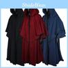 Middle Hooded Ages Robe Cloak Wizard Role Playing Costume For Halloween Event