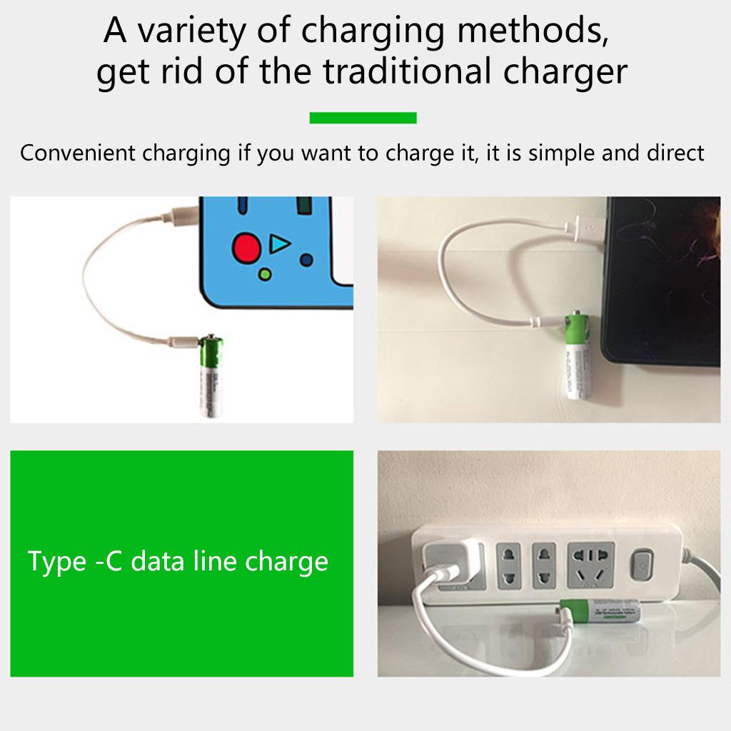 Rechargeable Battery 1.5V AA for Clocks Mice Computers Toy Environment Protection Ni-MH Batteries