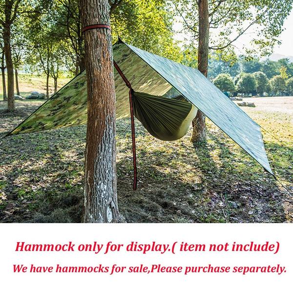 Awning Waterproof Tarp Tent Shade Ultralight Garden Canopy Sunshade Outdoor Camping Hammock Rain Fly Beach Sun Shelter