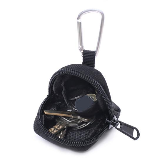 Small Key Storage Lightweight Holder Bag with Carabiner CLE