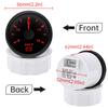 HD 52mm Voltmeter 8-16V Volts for Caravan Marine Boat Motorcycle Car Voltage Indicator Volt Meter Gauge 7 Colors Backlight